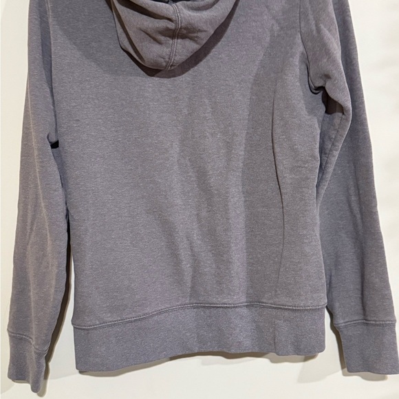 The North Face Gray Hoodie with Blue and Purple Logo - Picture 3 of 5